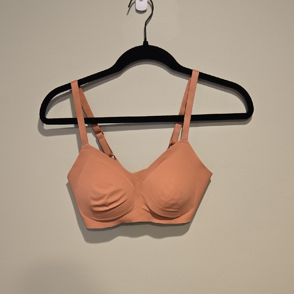 Aerie Real Free Seamless Bra, Medium, Peachy Mauve